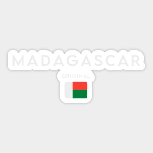 Madagascar flag Sticker